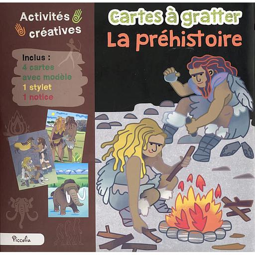 La préhistoire  - Cartes à gratter