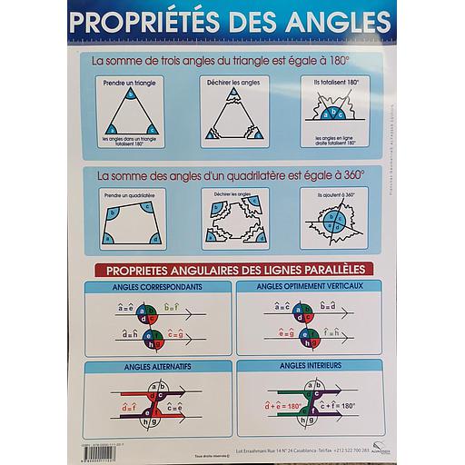 Poster &quot;Propriétés des Angles&quot;