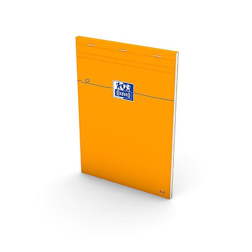 Bloc Notes A4 Quadrillé 160 Pages Orange