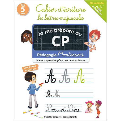 Cahier d'écriture : les lettres majuscules