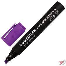 Marqueur Permanent Pointe Biseau Staedtler Violet