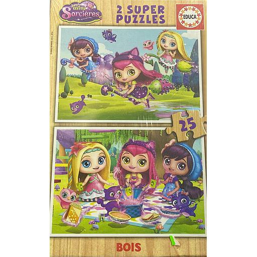 2 PUZZLES LES  Sorcière 25 PCS