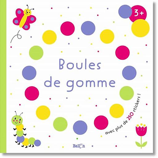 Boules de gomme  - Papillon. Avec plus de 250 stickers !