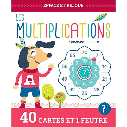 Les multiplications  - Avec 40 cartes et 1 feutre