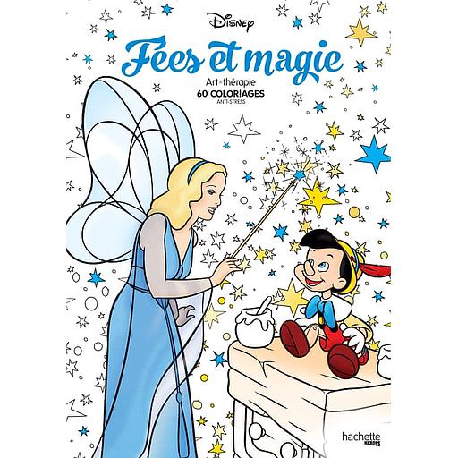 Bloc Fées &amp; magie  - 60 coloriages anti-stress