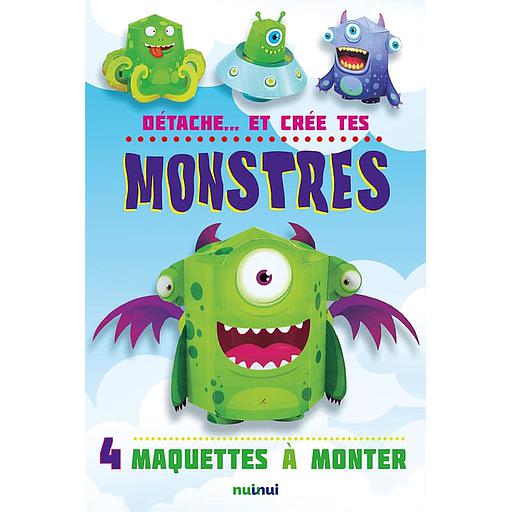 Détache... et crée tes monstres  - 4 maquettes à monter