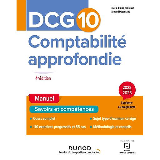 DCG 10 Comptabilité approfondie