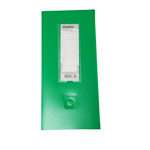 Boite Archive en Plastique Vert 15CM