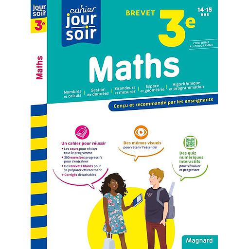 Cahier du jour/cahier du soir Maths Brevet 3e