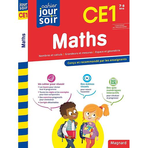 Cahier du jour/Cahier du soir Maths CE1
