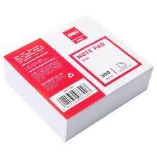 Bloc Cube 71*87MM Blanc