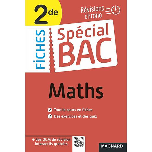 Spécial Bac Fiches Maths 2de Bac 2022