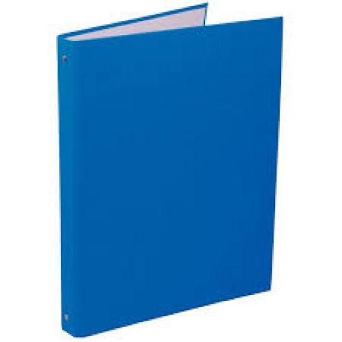 Classeur 4 Anneaux A4 Simili Bleu