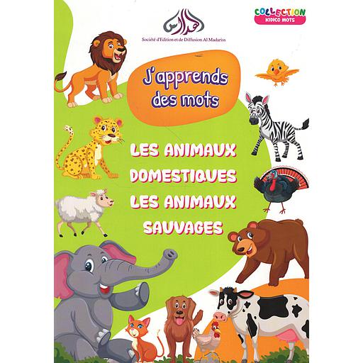 collection kidico mots j'apprends des mots les animaux domestique les animaux sauvages