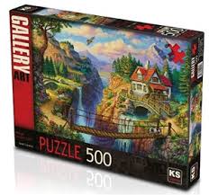 Ks Games Puzzle 500 - House on the Cliff