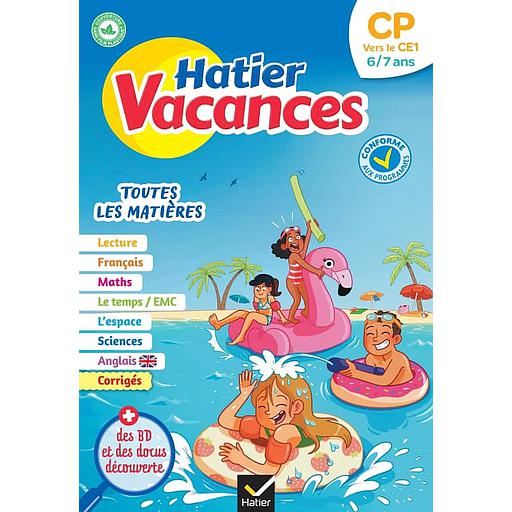 Hatier Vacances CP vers le CE1  - Toutes les matières
