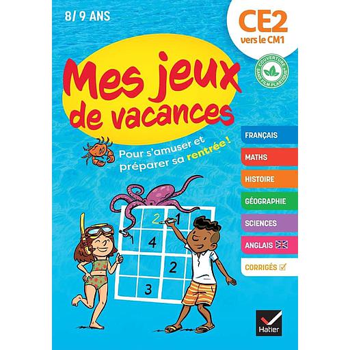 Mes jeux de vacances du CE2 vers le CM1