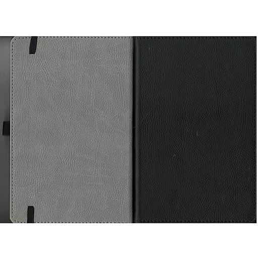 BLOC-NOTE PROFESSIONNAL CUIR GRIS