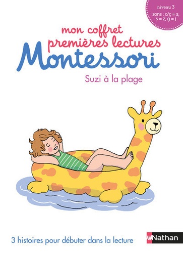 Mon coffret premières lectures Montessori : (Suzi à la plage - La valise - Merci Papa ! )