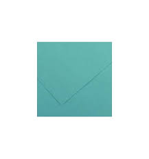 Feuille de Papier Dessin Canson 150G 50*65 Turquoise N°25