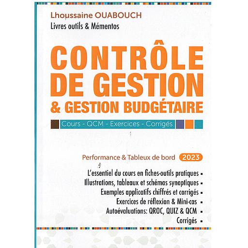 Contrôle de gestion &amp; gestion budgétaire : Performance et Tableaux de bord 2023