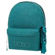 Sac à Dos Polo Double Scarf Tissu Bleu Turquoise
