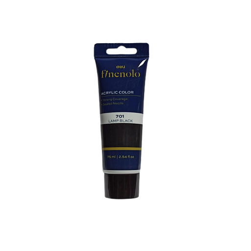 Peinture Acrylique 75ML Deli Noir