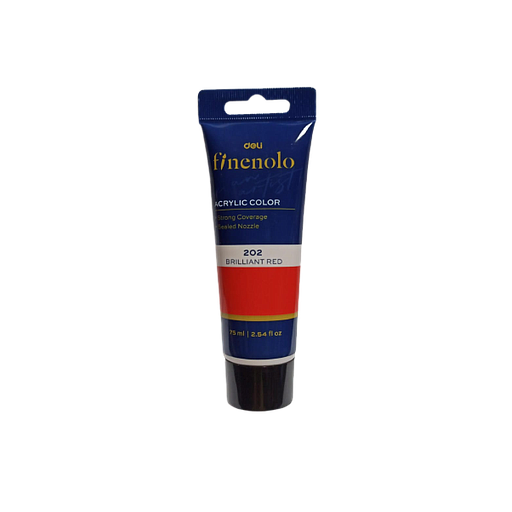 Peinture Acrylique 75ML Deli Rouge Brillant