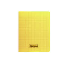 Cahier Simple Calligraphe  - 17*22 - Piqué - 48p - 90g - Séyès Jaune