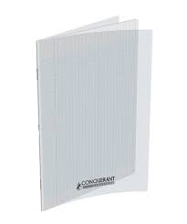 Cahier Conquerant 24*32 96P Séyès 90G Polypro TRANSPARENT