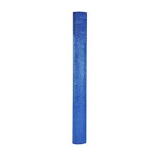 Papier Crépon métallisée Bleu
