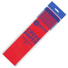 Papier Crépon métallisée Rouge