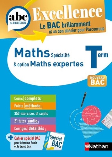 Maths &amp; Maths Expertes Terminale