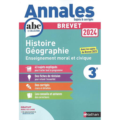 Histoire Géographie EMC 3e