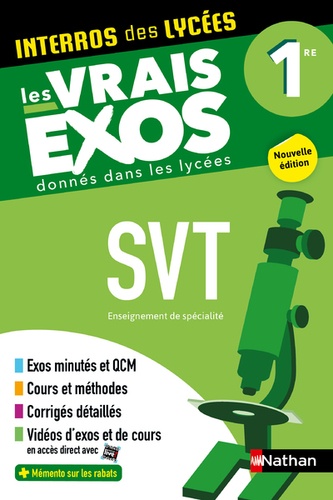 SVT 1reInterros des lycées - Les vrais exos