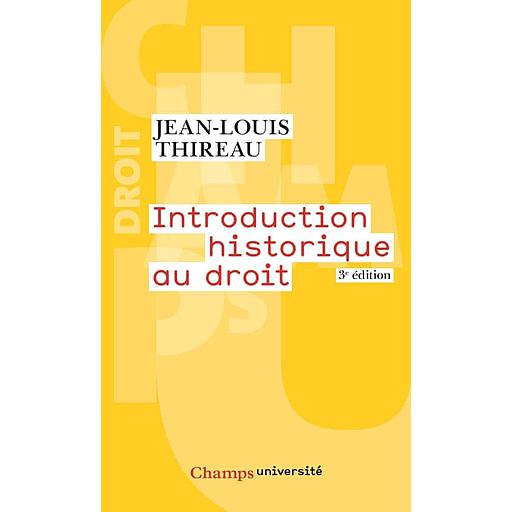 Introduction historique au droit