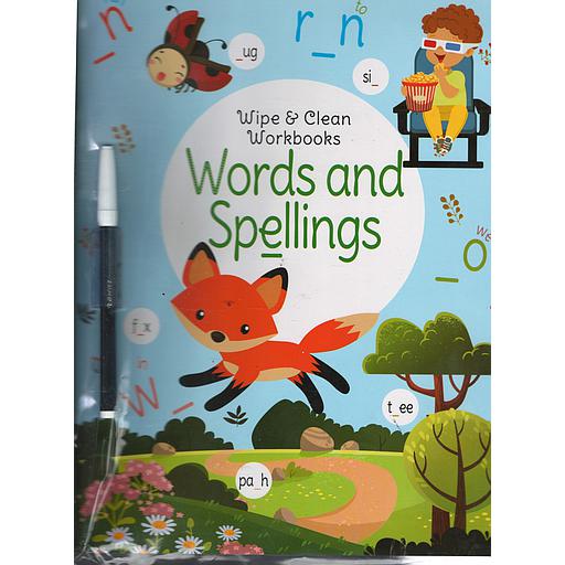 Wope & clean workbooks - Words and Spelling