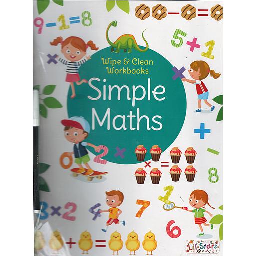 Wipe &amp; Clean workbook - Simple Maths