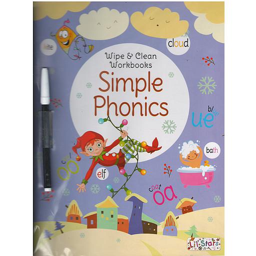 Wipe&amp; Clean Workbooks - Simple Phonics