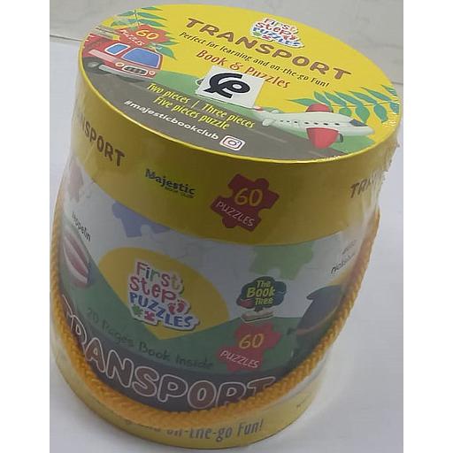 Book and Puzzles - Transport - 60 Pieces