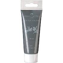 Peinture Acrylique 40ML Gris Fonce