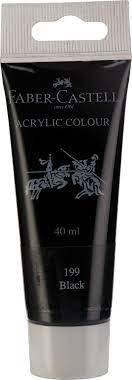 Peinture Acrylique 40ML Noir