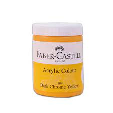 Peinture Acrylique 140ML Jaune Fonce