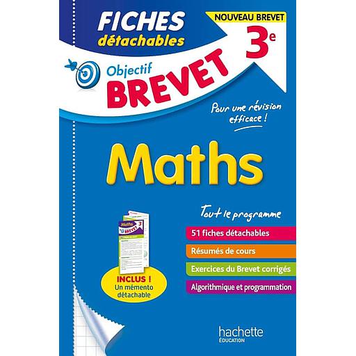 Fiches détachables Maths 3e