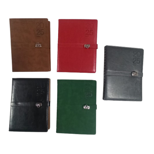 Agenda Journalier de Bureau Papier Ivoire 352 Pages 16.5*23.5 CM 2025