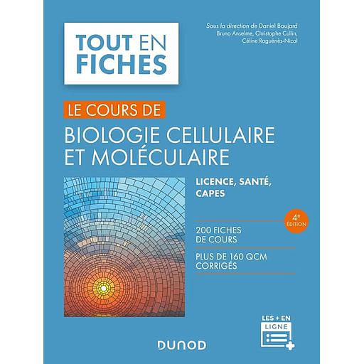 Le cours de biologie cellulaire et moléculaire