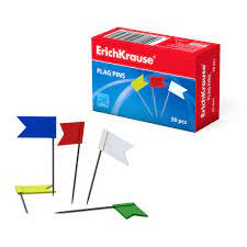 Boite de 50 Punaise Drapeau