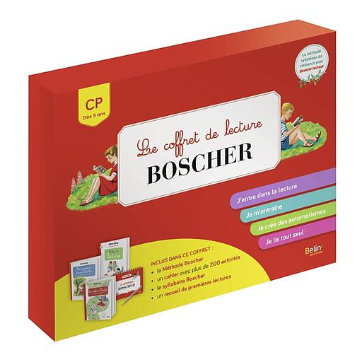 Le coffret de lecture Boscher CP  - Avec La méthode Boscher ; un cahier avec plus de 200 activités, Le syllabaire Boscher, Mes premières lectures Boscher
