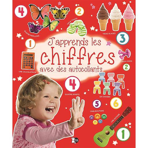 J'apprends les chiffres avec des autocollants
