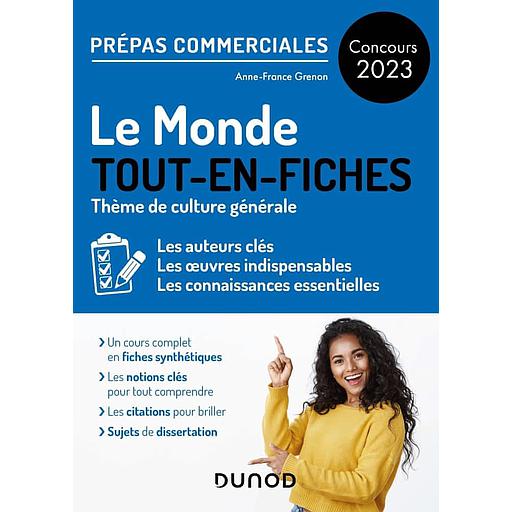 Le Monde tout-en-fiches  - Concours Prépas commerciales
